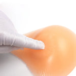 AS6 Spiral Shape Postoperative Rehabilitation Fake Breasts Silicone Breast Pad Nipple Cover 400g/Left, 400g/Left