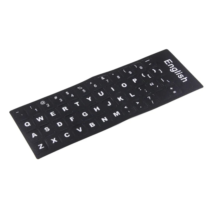 Keyboard Film Cover Independent Paste English Keyboard Stickers for Laptop Notebook Computer Keyboard, English