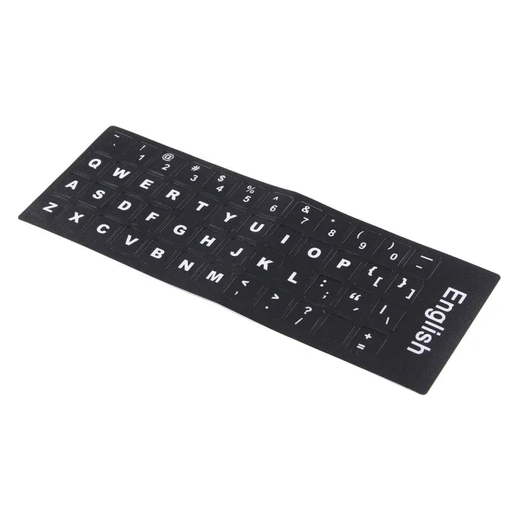 Keyboard Film Cover Independent Paste English Keyboard Stickers for Laptop Notebook Computer Keyboard, English