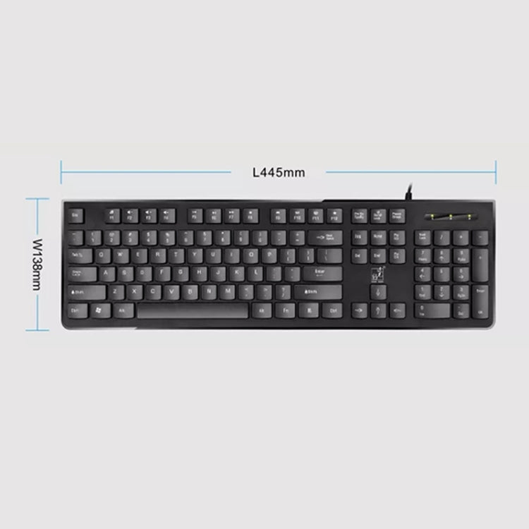 ZGB S500 Round Key USB Wired Computer Keyboard, Round Key (White), Round Key (Black)