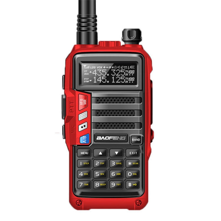 Baofeng BF-UV5R Plus S9 FM Interphone Handheld Walkie Talkie, US Plug, Red, US Plug, Silver, US Plug, Black, US Plug