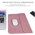 PU01S PU Leather Horizontal Invisible Magnetic Buckle Laptop Inner Bag for 15.4 inch laptops, 15.4 inch