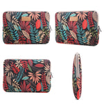 Lisen 7.0 inch Sleeve Case Colorful Leaves Zipper Briefcase Carrying Bag, 7.0 inch
