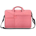 ST02S Waterproof Tear Resistance Hidden Portable Strap One-shoulder Handbag for 14.1 inch Laptops, with Suitcase Belt, ST02S 14.1 inch Black, ST02S 14.1 inch Dark Gray, ST02S 14.1 inch Pink, ST02S 14.1 inch Light Grey, ST02S 14.1 inch Navy Blue
