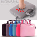 15.4 inch Portable Air Permeable Handheld Sleeve Bag for MacBook Air / Pro, Lenovo and other Laptops, Size: 38x27.5x3.5cm, 15.4 inch Grey, 15.4 inch Green, 15.4 inch Pink, 15.4 inch Black