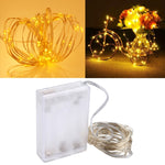 50 LEDs SMD 0603 3 x AA Batteries Box Fairy Lamp Decorative Light, DC 5V, 5m Yellow Light, 5m Blue Light, 5m Colorful Light, 5m Pink Light, 5m Green Light, 5m Purple Light, 5m Red Light, 5m White Light, 5m Warm White