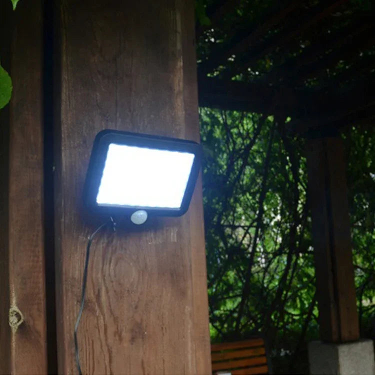 Solar Wall Light Six Grid Separate Human Body Induction Garden Light Waterproof Outdoor Lighting Street Light, 120 COB