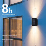 6 LED Solar Wall Lamp Outdoor Decorative Garden Up And Down Light