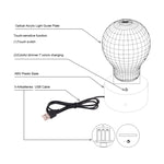 7 Color Discoloration Creative Visual Stereo Lamp Desk Lamp Night Light, Elaphurus Davidianus Style