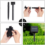 Solar Panel  water resistant  50 LED, 5m 50LED Blue Light, 5m 50LED White Light, 5m 50LED Warm White