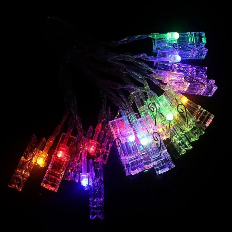 80 LEDs 3 x AA Batteries Box Chains Lamp Decorative Light for Home Hanging Pictures, DIY Party, Wedding, Christmas Decoration, 10m