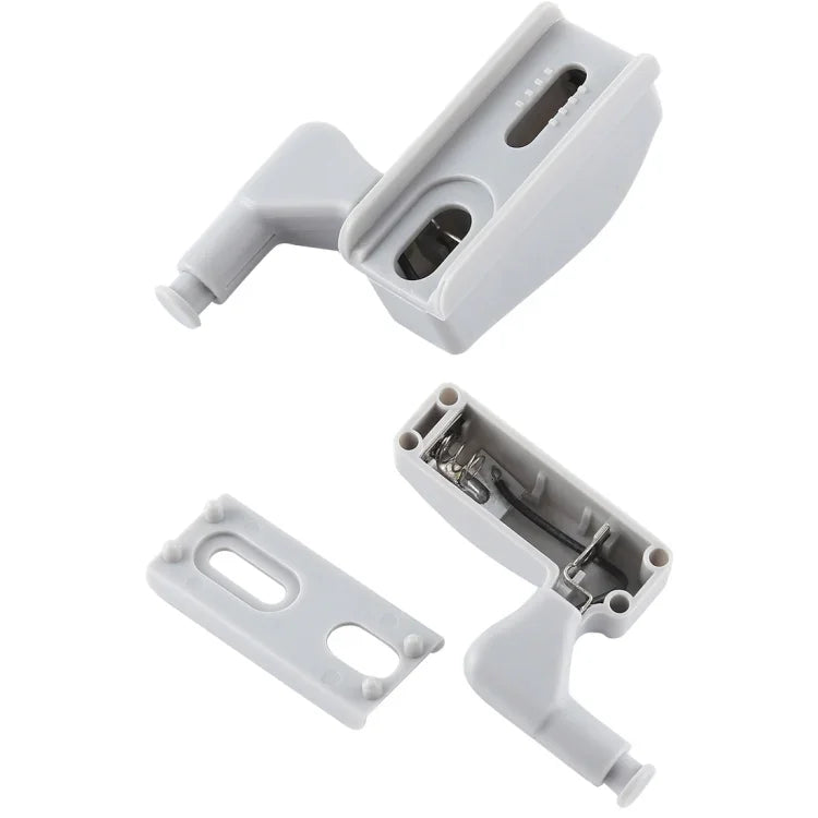 0.3W Universal Inner Hinge LED Sensor lamp Cupboard 3 LEDs Night light Auto ON/OFF Bulb, 1 PCS White Light, 1 PCS Warm White