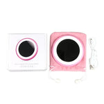 OneFire 1W 10 LEDs Multi-function Rechargeable Donut Shaped Makeup Mirror LED Desk Lamp Night Light, DC 5V, 1W Pink