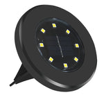 4 PCS 8 LEDs IP65 Waterproof Solar Powered Buried Lamp Garden Villa Garden Lawn Decorative Spotlight