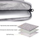 ST03S 15.4 inch Double Side Pockets Wearable Oxford Cloth Soft Handle Portable Laptop Tablet Bag, 15.4 inch Black, 15.4 inch Pink, 15.4 inch Grey, 15.4 inch Deep Space Gray, 15.4 inch Navy Blue