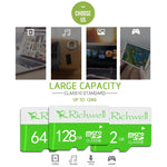 Richwell 32GB High Speed Class 10 Micro SD(TF) Memory Card, 32GB
