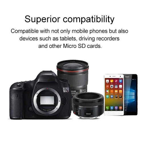 16GB High Speed Class10 Black TF(Micro SD) Memory Card, 16GB