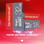 Microdrive 128GB High Speed Class 10 Micro SD(TF) Memory Card, 128GB