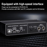 TEYUN Q-22 USB Computer Free Srive Microphone External Sound Card, Q-22