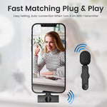 EP033T USB-C / Type-C Interface Lavalier Wireless Radio Microphone, EP033T Type-C