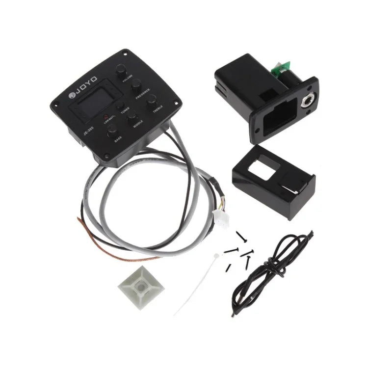 JOYO JE-305 Guitar Pickup 4-Band EQ Preamp Tuner Pickup Equalizer with Tuning Function, JE-305