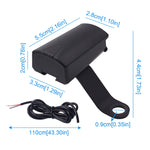 Motorcycle Waterproof DC 8-32V 5V / 1.2A Rearview Mirror USB Phone Charger Adapter, with Indicator Light, 1 USB Port