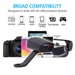 Motorcycle Waterproof DC 8-32V 5V / 1.2A Rearview Mirror USB Phone Charger Adapter, with Indicator Light, 1 USB Port