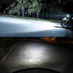 PX15D DC12V / 7.4W Motorcycle LED Headlight with 24LEDs SMD-3030 Lamp Beads, PX15D Style 1 (White Light), PX15D Style 1 (Yellow + White)