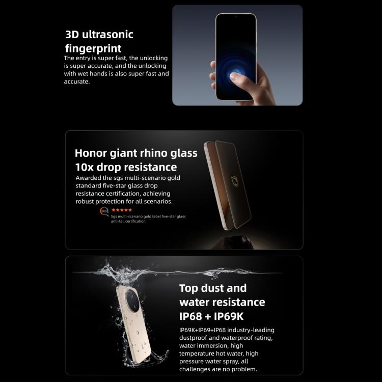 Honor Magic8, 12GB+512GB, Screen Fingerprint, 6.58 inch MagicOS 10.0 / Android 16 Snapdragon 8 Elite Gen 5th Octa Core, Network: 5G, NFC, OTG, 12GB+512GB