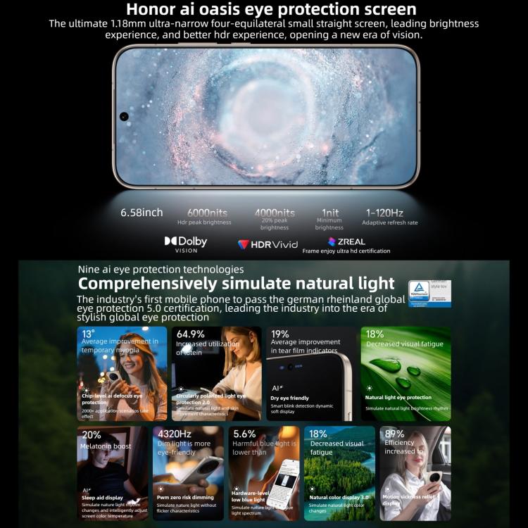 Honor Magic8 Pro, 12GB+512GB, Screen Fingerprint, 6.71 inch MagicOS 10.0 / Android 16 Snapdragon 8 Elite Gen 5 Octa Core, Network: 5G, NFC, OTG, 12GB+512GB