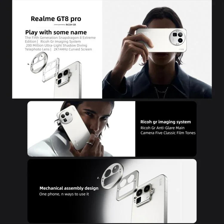 Realme GT8 Pro, 16GB+256GB, 6.79 inch Realme UI 7.0 Snapdragon 8 Elite Gen 5 Octa Core, NFC, Network: 5G, 16GB+256GB, Realme GT8 Pro, 16GB+256GB
