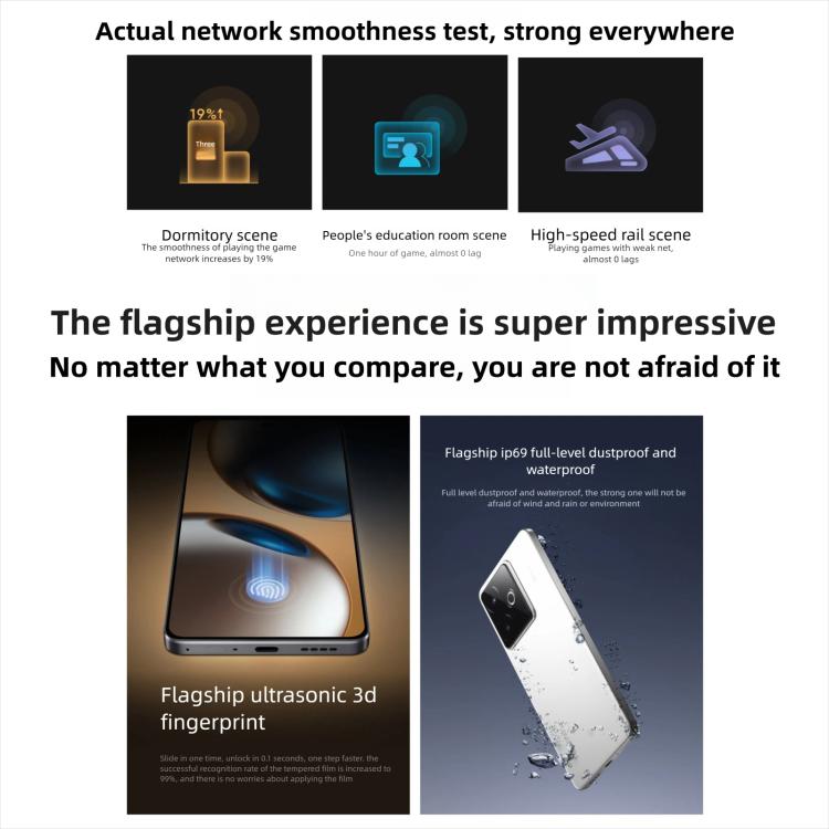 Realme GT7, 16GB+256GB, 6.8 inch Android 15 / Realme UI 6.0 MediaTek Dimensity 9400+ Octa Core, NFC, Network: 5G, Support Google Play, 16GB+256GB