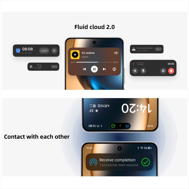 Realme GT7, 16GB+512GB, 6.8 inch Android 15 / Realme UI 6.0 MediaTek Dimensity 9400+ Octa Core, NFC, Network: 5G, Support Google Play, 16GB+512GB