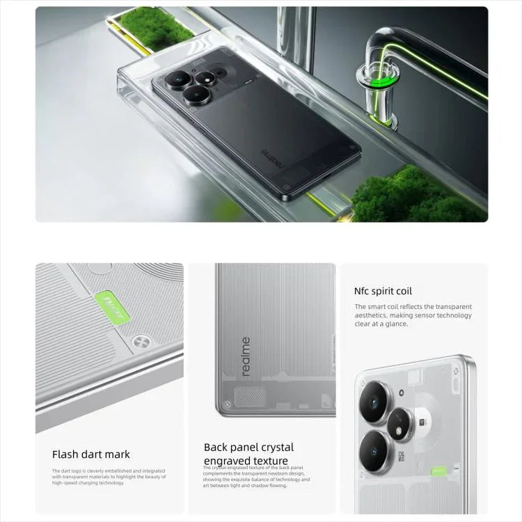 Realme Neo7 Turbo, 12GB+256GB, 6.8 inch Android 15 / Realme UI 6.0 MediaTek Dimensity 9400e Octa Core, NFC, Network: 5G, Support Google Play, 16GB+256GB