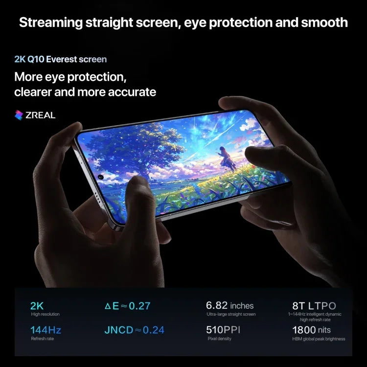 vivo iQOO 13, 16GB+1TB, Face ID / Screen Fingerprint Identification, 6.82 inch Android 15 OriginOS 5 Snapdragon 8 Elite Octa Core, OTG, NFC, Network: 5G, Support Google Play, 16GB+1TB