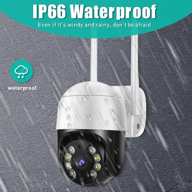 QX29 3.0MP HD WiFi IP Camera, Support Night Vision & Motion Detection & Two Way Audio & TF Card, AU Plug, QX29