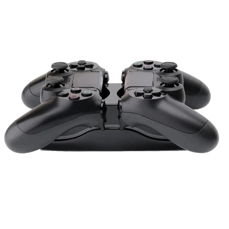 Special UFO Shape 2 x USB Charging Dock Station Stand / Controller Charging Stand for PS4 Playstation 4  with Multi Colors LED, For PS