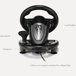 PXN-V3 Racing Game Steering Wheel for PC / PS3 / 4 / xbox one / switch, For PC / PS3 / 4 / xbox one / switch