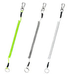 Outdoor Multi-functional Anti-lost Keychain TPU Spring Lanyard, Length: 32cm, Anti-lost Keychain (Grey), Anti-lost Keychain (Green)