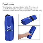 Aotu AT6241 Outdoor Camping Inflatable Cushion TPU Air Mattress, Size: 190x57x5.5cm, Size: 190x57x5.5cm (Blue)