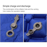 Aotu AT6241 Outdoor Camping Inflatable Cushion TPU Air Mattress, Size: 190x57x5.5cm, Size: 190x57x5.5cm (Blue)