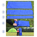 Aotu AT6241 Outdoor Camping Inflatable Cushion TPU Air Mattress, Size: 190x57x5.5cm, Size: 190x57x5.5cm (Blue)