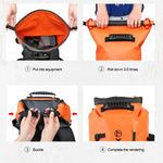 XINDA H-BAG03 30L Outdoor Waterproof Upstream Storage Shoulder Mountaineering Bag, 30L