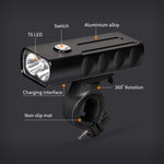 BX2 USB Charging Bicycle Light Front Handlebar Led Light (3 Hours, L2 Lamp Beads), 3 Hours, L2 Lamp Beads