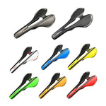 TOSEEK Road Bike Carbon Fiber Seat Bicycle Hollow Seat Saddle, 3K Texture + Extinction, Extinction(Blue), Extinction(Red), Extinction(White), Extinction(Yellow), Extinction(Black), Extinction(Orange), Extinction(Green), Extinction(Grey)
