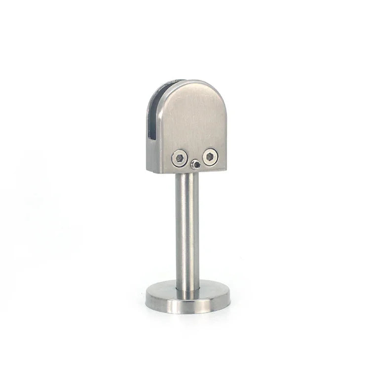 201 Stainless Steel Glass Fish Mouth Support Rod Fixing Clip with 14x80mm Rod, Specification: XL, XL, with 14x80mm Rod