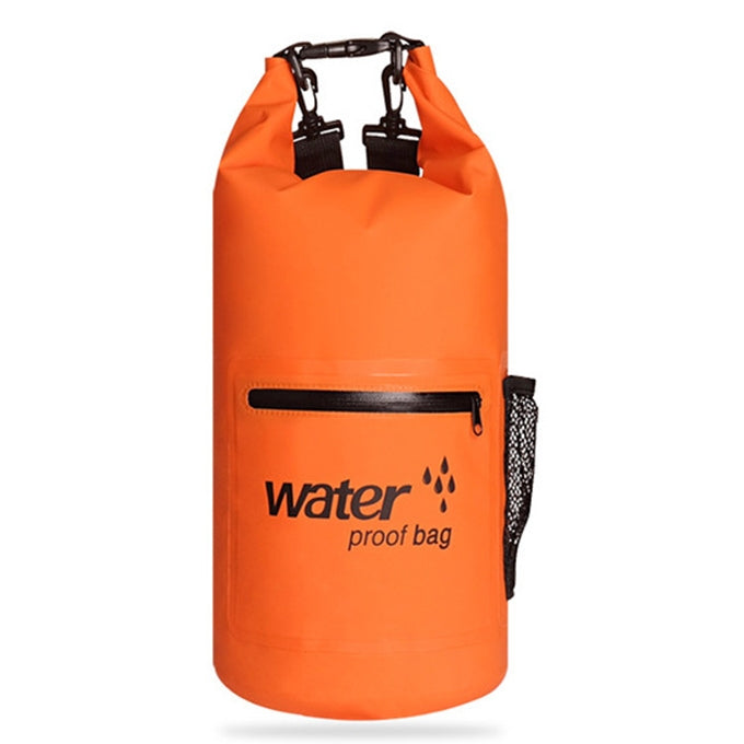 Outdoor Waterproof Dry Dual Shoulder Strap Bag Dry Sack PVC Barrel Bag, Capacity: 20L, 20L