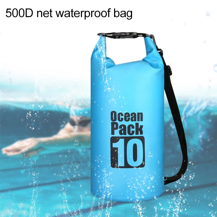 Outdoor Waterproof Single Shoulder Bag Dry Sack PVC Barrel Bag, Capacity: 5L, Capacity: 5L (Pink), Capacity: 5L (Green), Capacity: 5L (Sky Blue), Capacity: 5L (Yellow), Capacity: 5L (Black), Capacity: 5L (Dark Blue), Capacity: 5L (Orange)