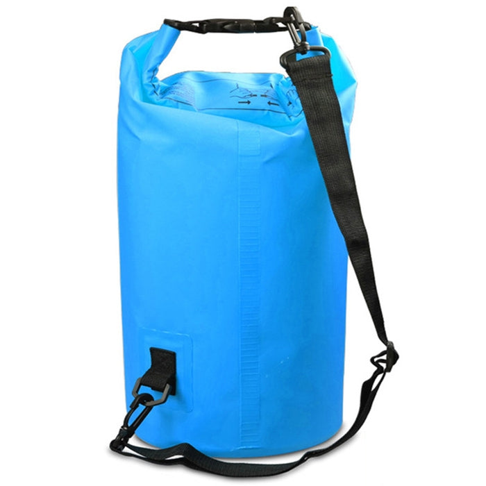 Outdoor Waterproof Single Shoulder Bag Dry Sack PVC Barrel Bag, Capacity: 5L, Capacity: 5L (Dark Blue), Capacity: 5L (Orange), Capacity: 5L (Pink), Capacity: 5L (Green), Capacity: 5L (Sky Blue), Capacity: 5L (Yellow), Capacity: 5L (Black)