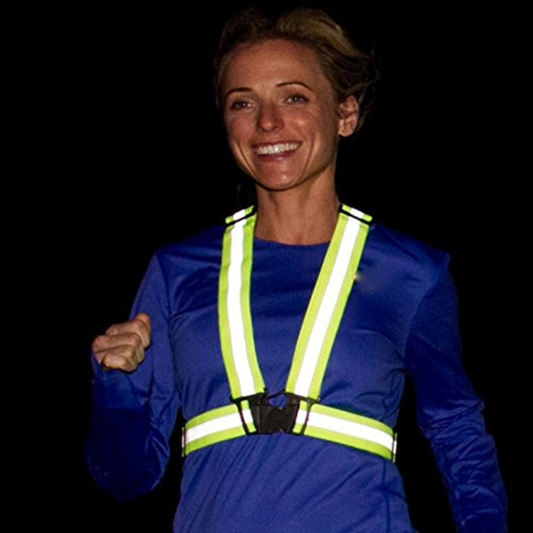 Night Riding Running Reflective Safety Vest (Neon Green), Night Riding Vest